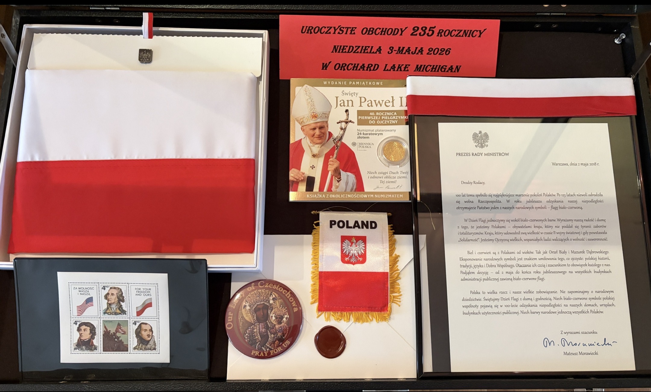 235th Anniversary of Constitution Day and 22nd Anniversary of Polish Flag Day